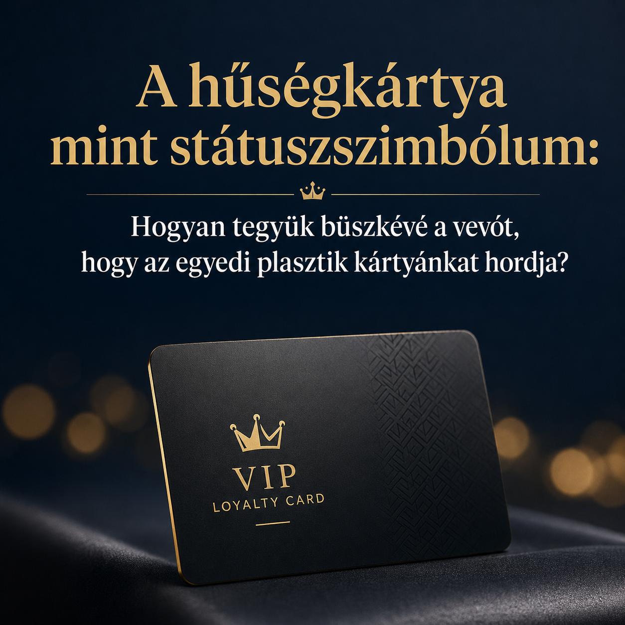 A hűségkártya mint státuszszimbólum: Hogyan tegyük büszkévé a vevőt, hogy az egyedi plasztik kártyánkat hordja? A hűségkártya mint státuszszimbólum: Hogyan tegyük büszkévé a vevőt, hogy az egyedi plasztik kártyánkat hordja?
