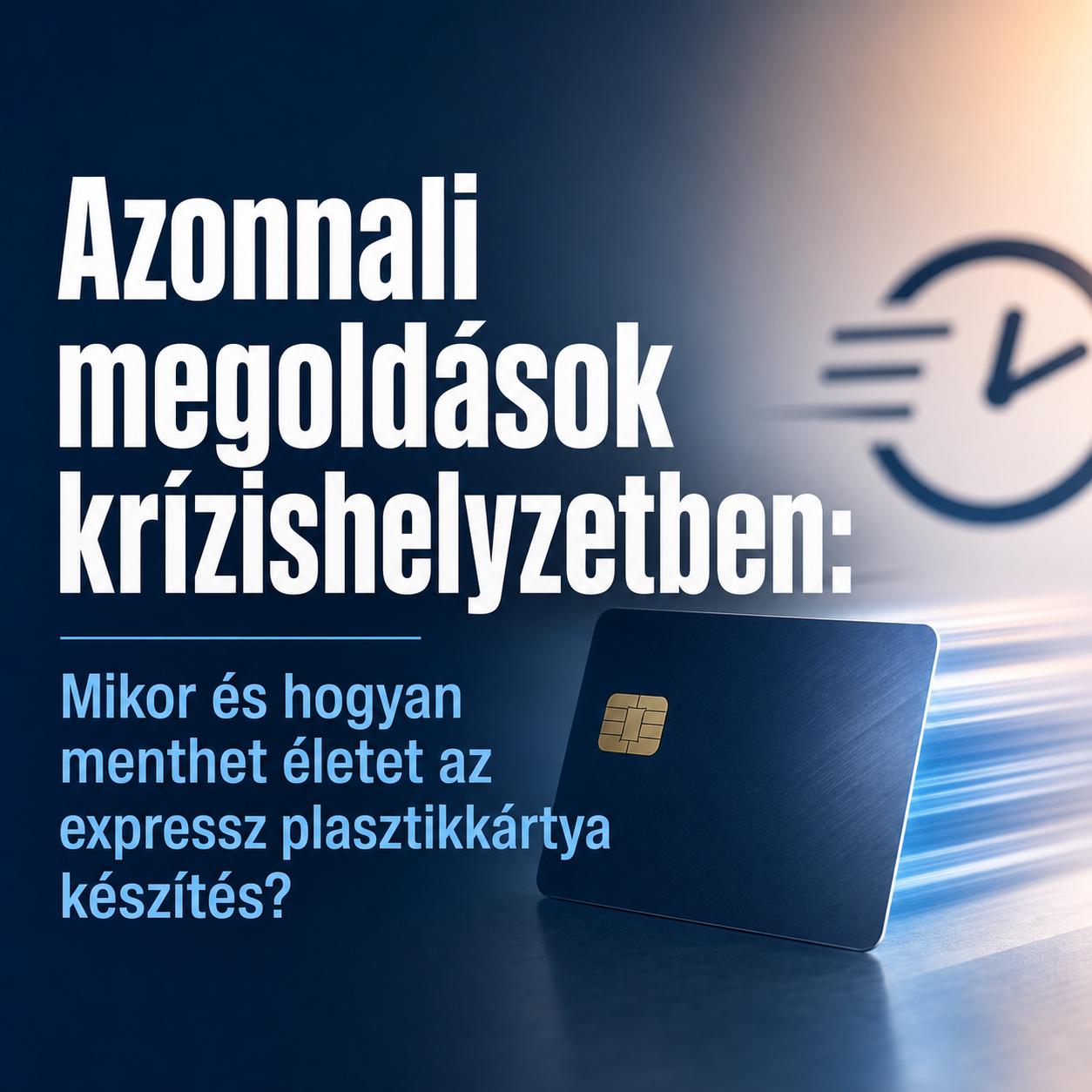Azonnali megoldások krízishelyzetben: Mikor és hogyan menthet életet az expressz plasztikkártya készítés? Azonnali megoldások krízishelyzetben: Mikor és hogyan menthet életet az expressz plasztikkártya készítés?