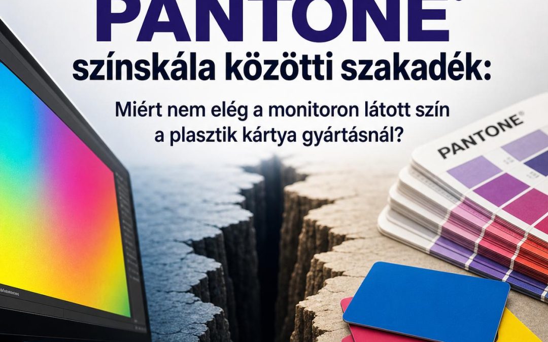 CMYK és a Pantone színskála közötti szakadék: Miért nem elég a monitoron látott szín a plasztik kártya gyártásnál?