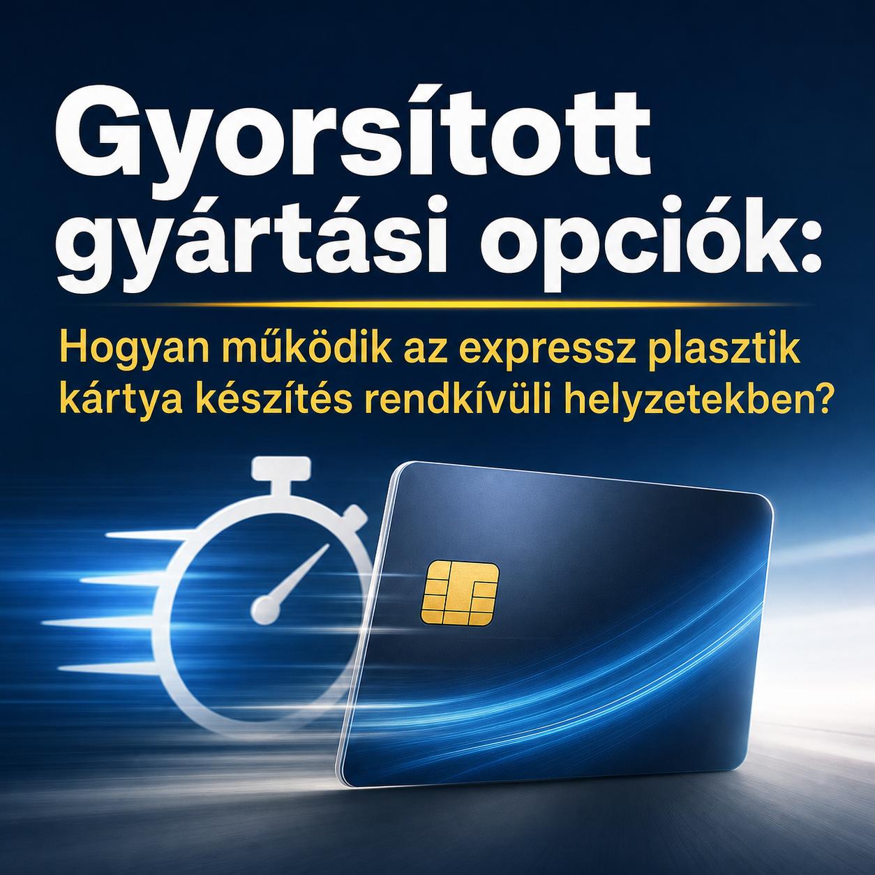 Gyorsított gyártási opciók: Hogyan működik az expressz plasztik kártya készítés rendkívüli helyzetekben? Gyorsított gyártási opciók: Hogyan működik az expressz plasztik kártya készítés rendkívüli helyzetekben?