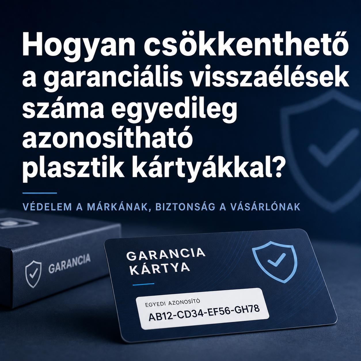 Hogyan csökkenthető a garanciális visszaélések száma egyedileg azonosítható plasztik kártyákkal? Hogyan csökkenthető a garanciális visszaélések száma egyedileg azonosítható plasztik kártyákkal?