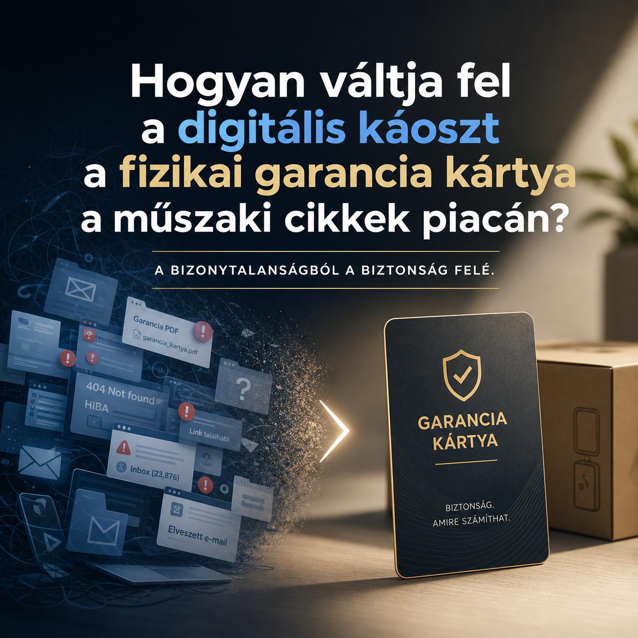 Hogyan váltja fel a digitális káoszt a fizikai garancia kártya a műszaki cikkek piacán? Hogyan váltja fel a digitális káoszt a fizikai garancia kártya a műszaki cikkek piacán?