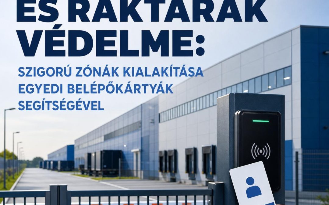 Ipari parkok és raktárak védelme: Szigorú zónák kialakítása egyedi belépőkártyák segítségével