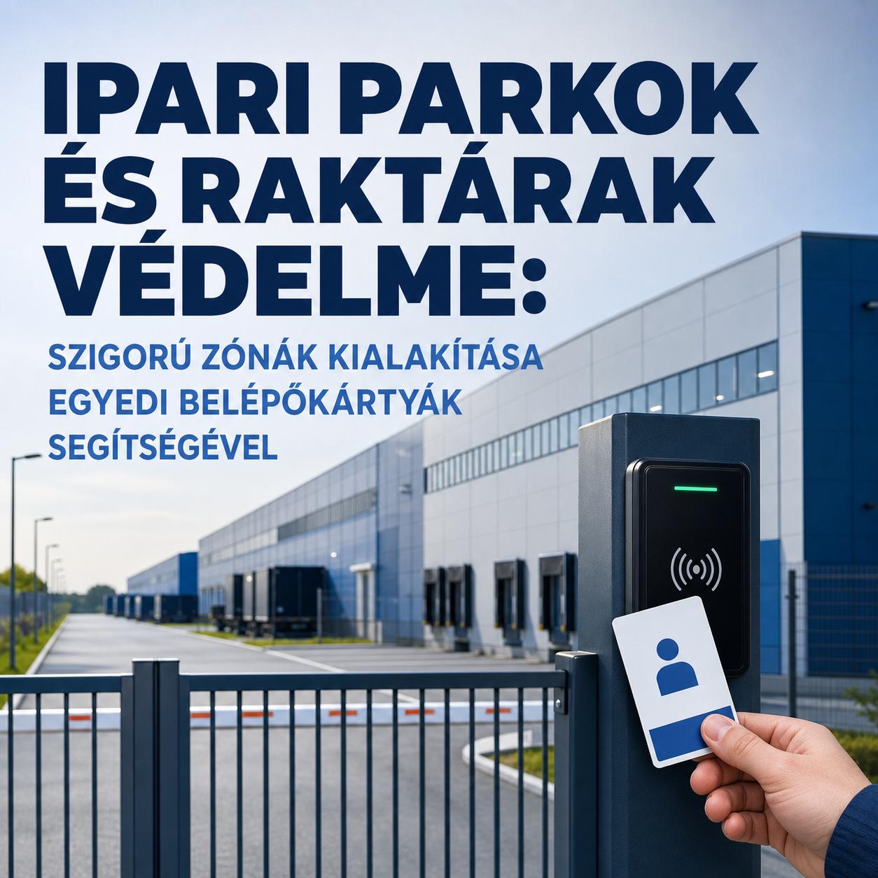 Ipari parkok és raktárak védelme: Szigorú zónák kialakítása egyedi belépőkártyák segítségével Ipari parkok és raktárak védelme: Szigorú zónák kialakítása egyedi belépőkártyák segítségével