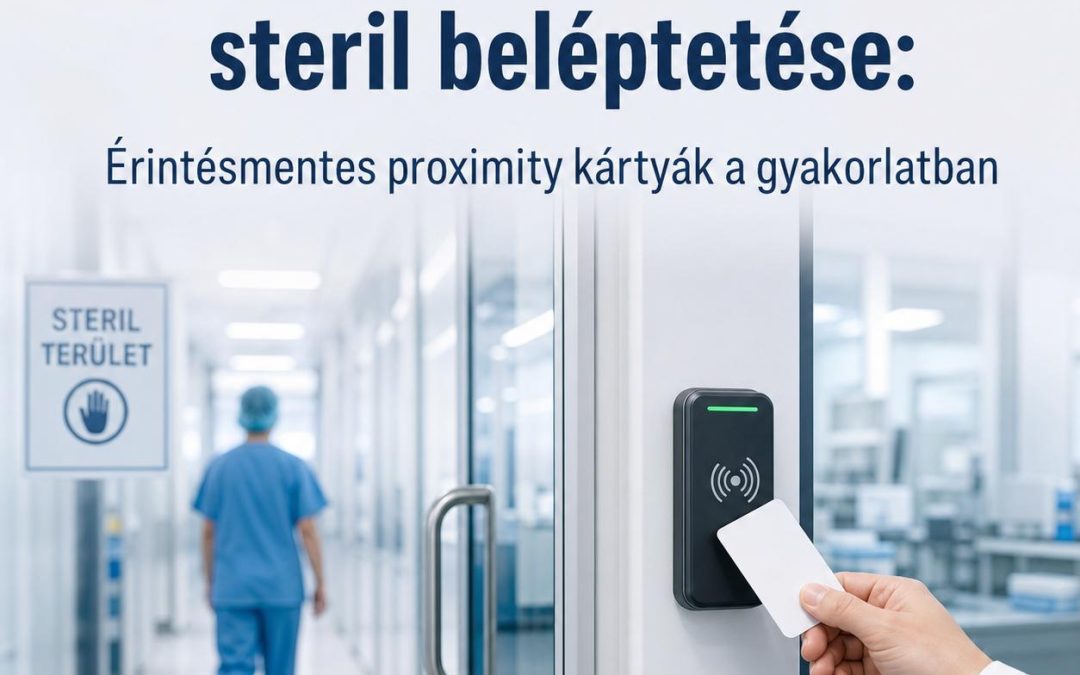 Kórházak és laboratóriumok steril beléptetése: Érintésmentes proximity kártyák a gyakorlatban