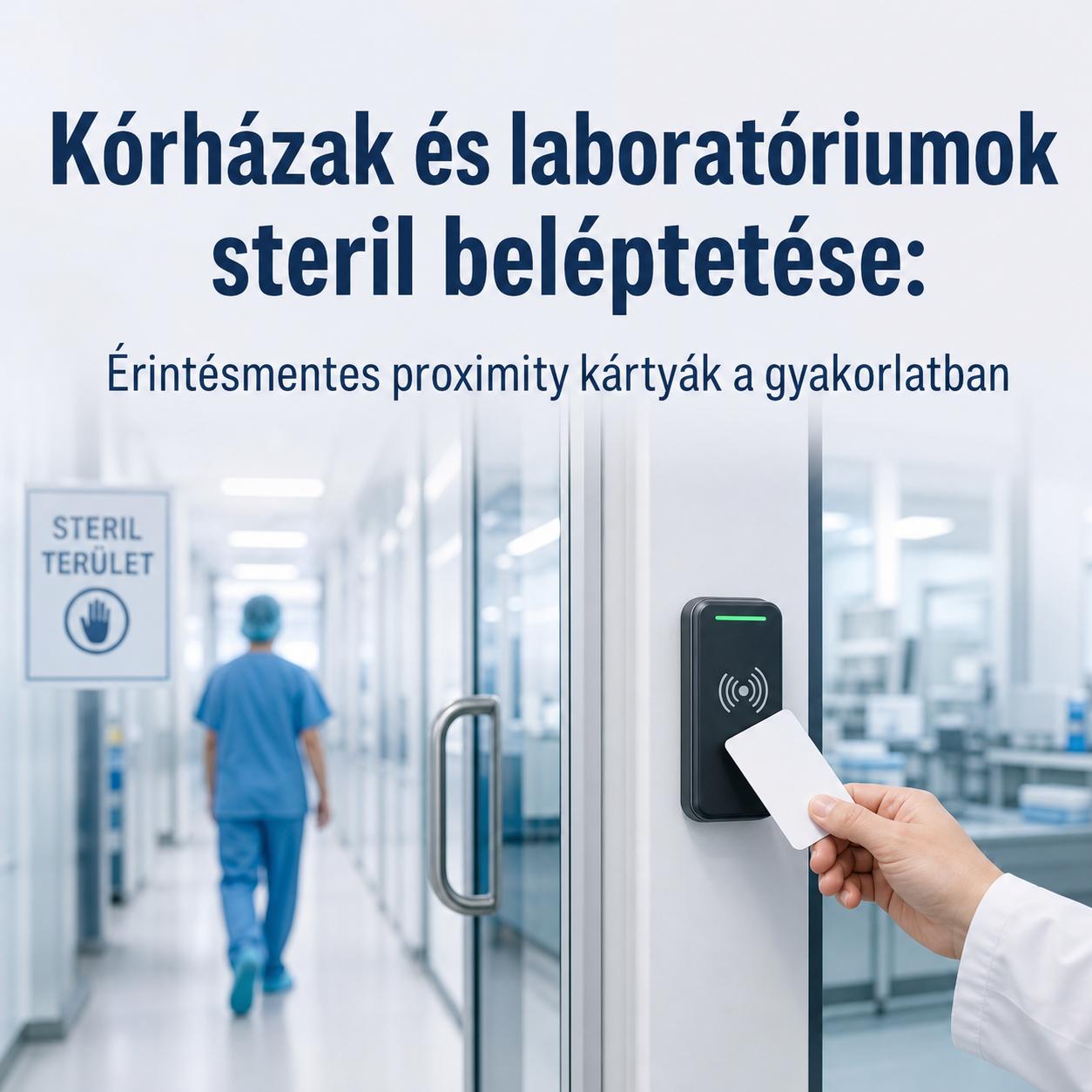 Kórházak és laboratóriumok steril beléptetése: Érintésmentes proximity kártyák a gyakorlatban Kórházak és laboratóriumok steril beléptetése: Érintésmentes proximity kártyák a gyakorlatban