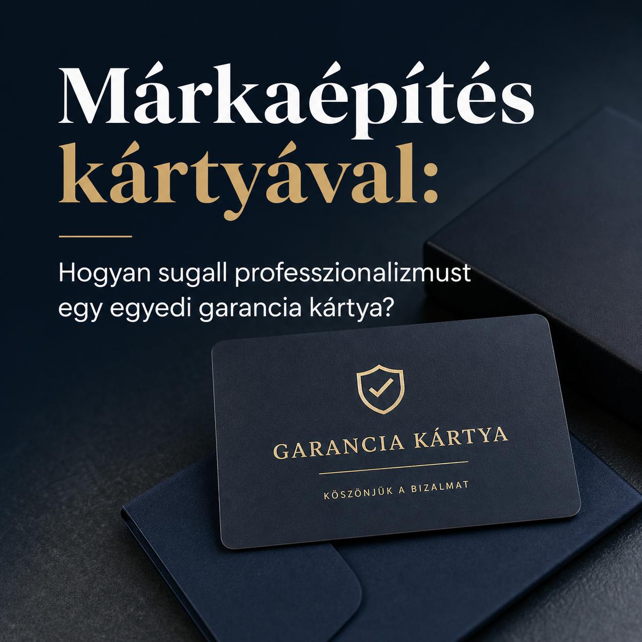 Márkaépítés kártyával: Hogyan sugall professzionalizmust egy egyedi garancia kártya? Márkaépítés kártyával: Hogyan sugall professzionalizmust egy egyedi garancia kártya?