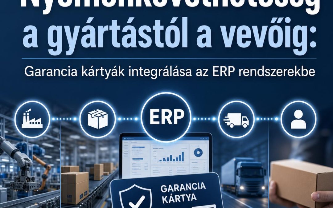 Nyomonkövethetőség a gyártástól a vevőig: Garancia kártyák integrálása az ERP rendszerekbe