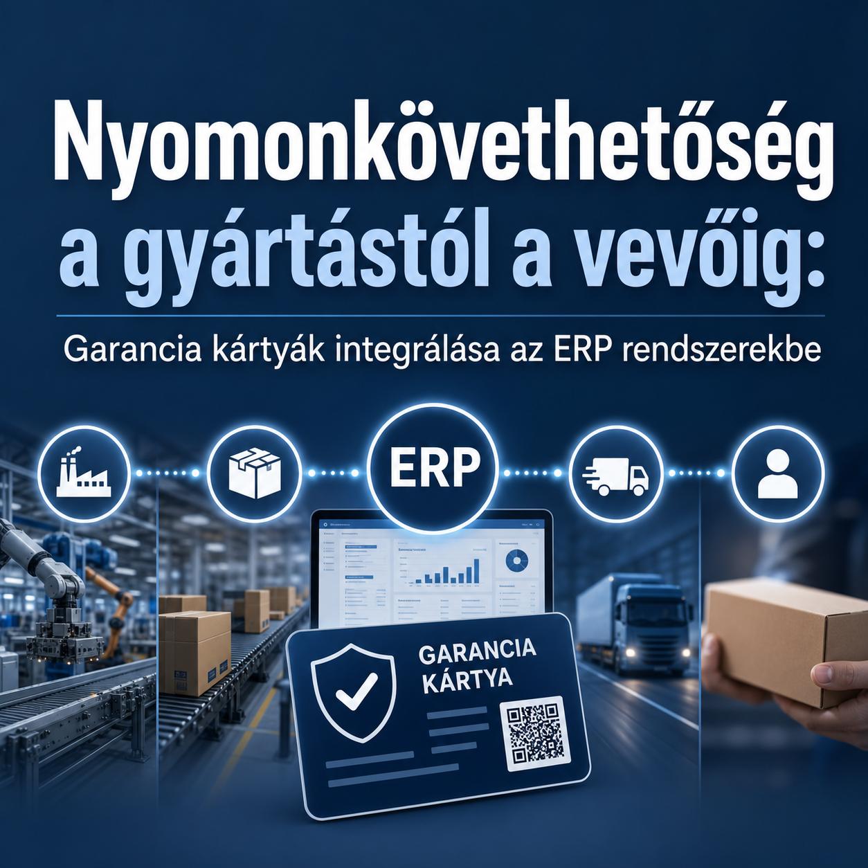 Nyomonkövethetőség a gyártástól a vevőig: Garancia kártyák integrálása az ERP rendszerekbe Nyomonkövethetőség a gyártástól a vevőig: Garancia kártyák integrálása az ERP rendszerekbe