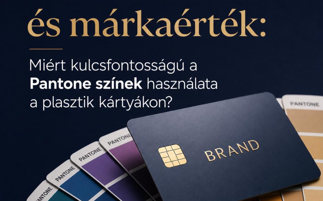 Prémium arculat és márkaérték: Miért kulcsfontosságú a Pantone színek használata a plasztik kártyákon?