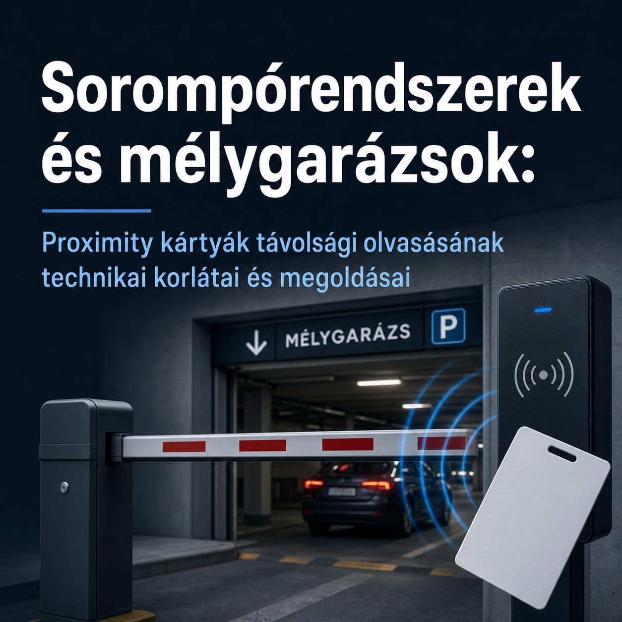 Sorompórendszerek és mélygarázsok: Proximity kártyák távolsági olvasásának technikai korlátai és megoldásai Sorompórendszerek és mélygarázsok: Proximity kártyák távolsági olvasásának technikai korlátai és megoldásai