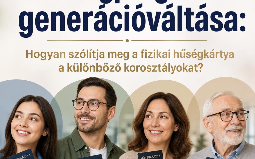 A hűségprogramok generációváltása: Hogyan szólítja meg a fizikai hűségkártya a különböző korosztályokat?