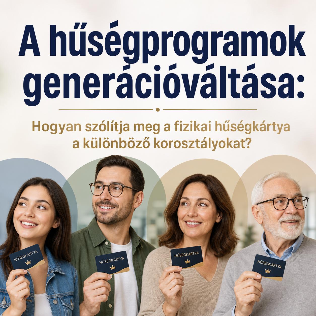 A hűségprogramok generációváltása: Hogyan szólítja meg a fizikai hűségkártya a különböző korosztályokat? A hűségprogramok generációváltása: Hogyan szólítja meg a fizikai hűségkártya a különböző korosztályokat?