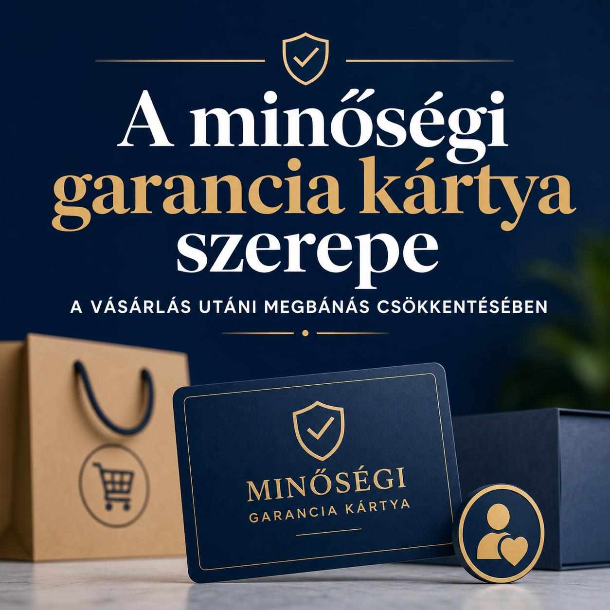 A minőségi garancia kártya szerepe a vásárlás utáni megbánás csökkentésében A minőségi garancia kártya szerepe a vásárlás utáni megbánás csökkentésében