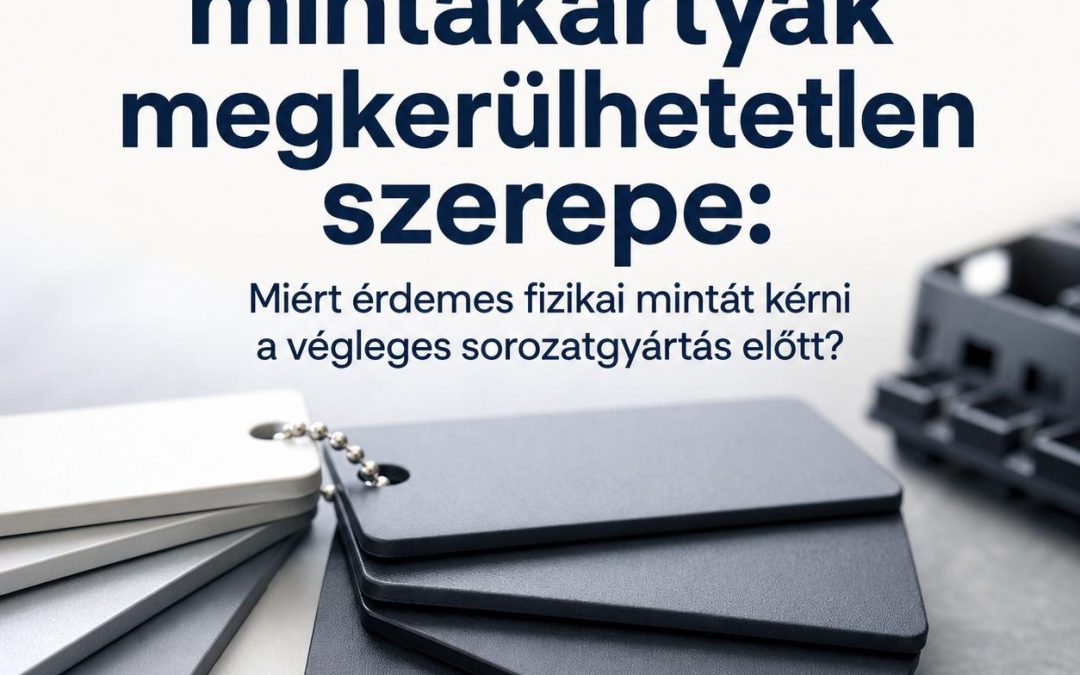 A plasztik mintakártyák megkerülhetetlen szerepe: Miért érdemes fizikai mintát kérni a végleges sorozatgyártás előtt?