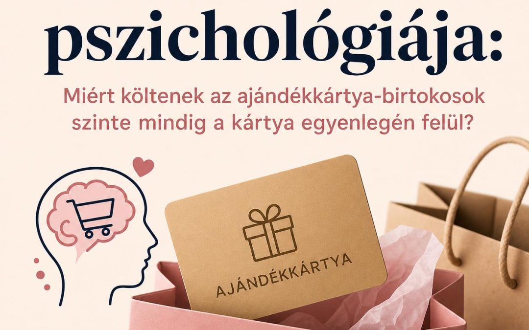 A túlvásárlás pszichológiája: Miért költenek az ajándékkártya-birtokosok szinte mindig a kártya egyenlegén felül?