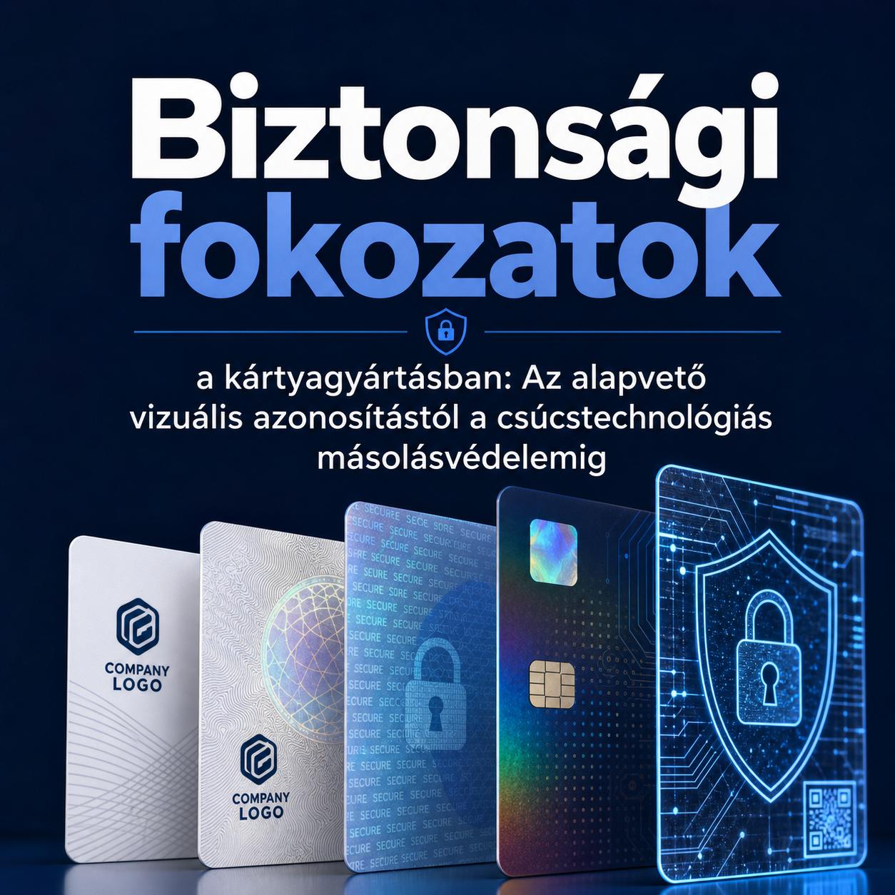 Biztonsági fokozatok a kártyagyártásban: Az alapvető vizuális azonosítástól a csúcstechnológiás másolásvédelemig Biztonsági fokozatok a kártyagyártásban: Az alapvető vizuális azonosítástól a csúcstechnológiás másolásvédelemig