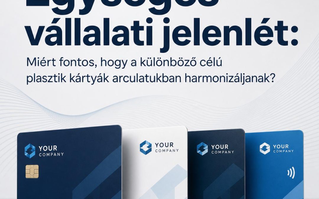 Egységes vállalati jelenlét: Miért fontos, hogy a különböző célú plasztik kártyák arculatukban harmonizáljanak?
