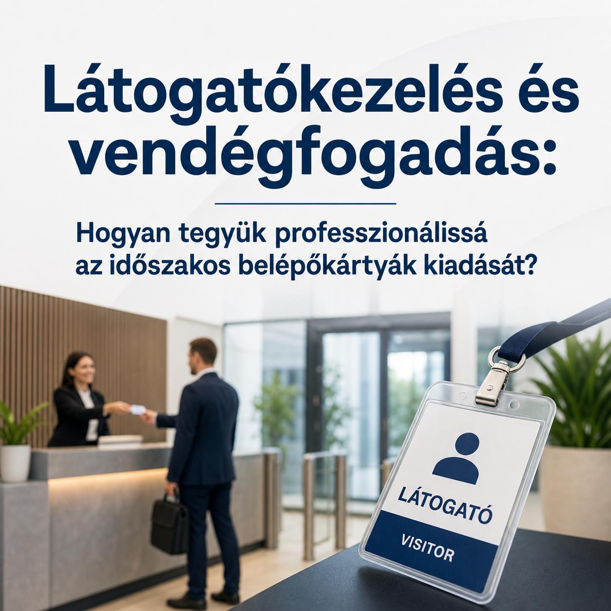 Látogatókezelés és vendégfogadás: Hogyan tegyük professzionálissá az időszakos belépőkártyák kiadását? Látogatókezelés és vendégfogadás: Hogyan tegyük professzionálissá az időszakos belépőkártyák kiadását?